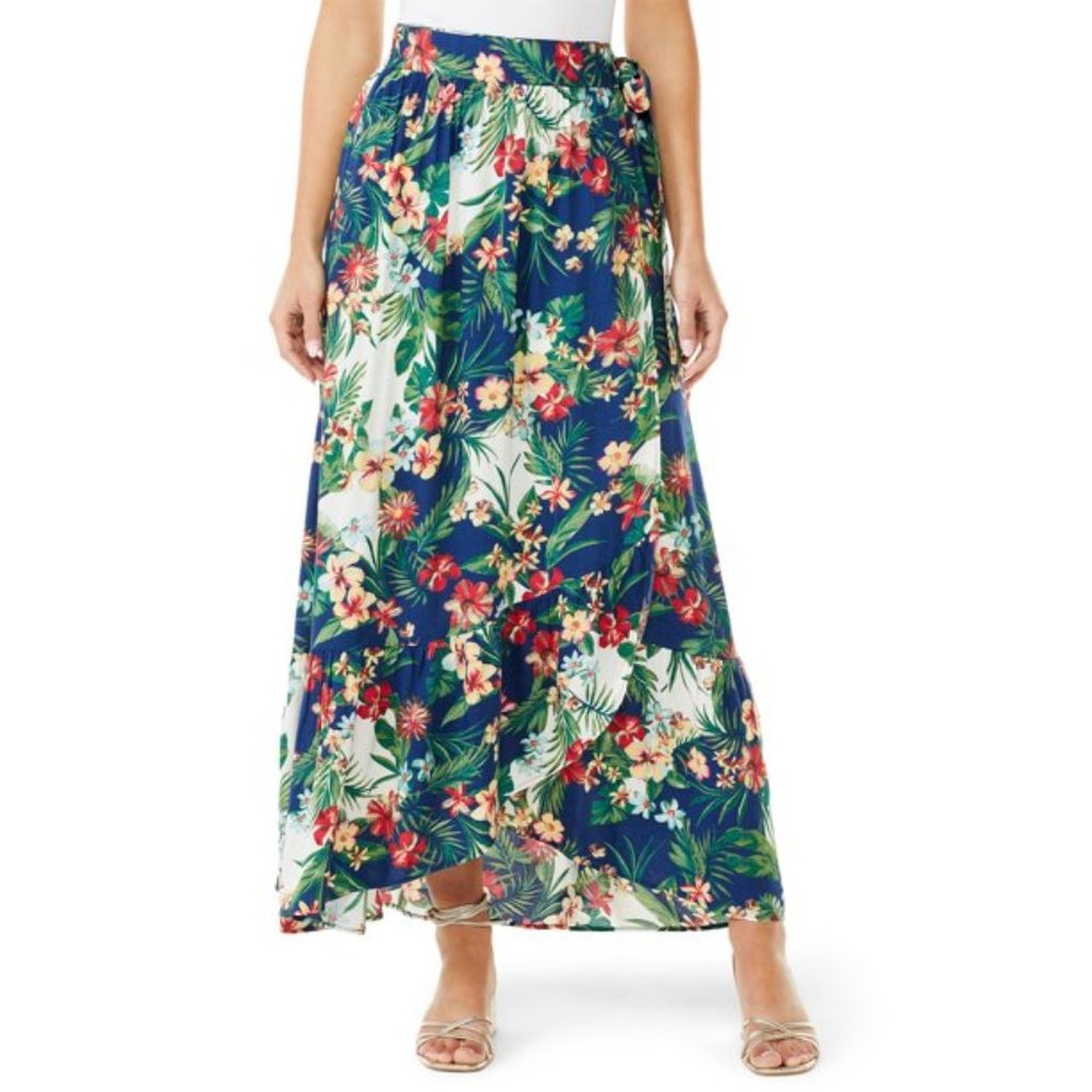 Sofia Vergara Women's Ruffle Wrap Skirt